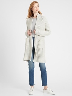 banana republic cardigan petite