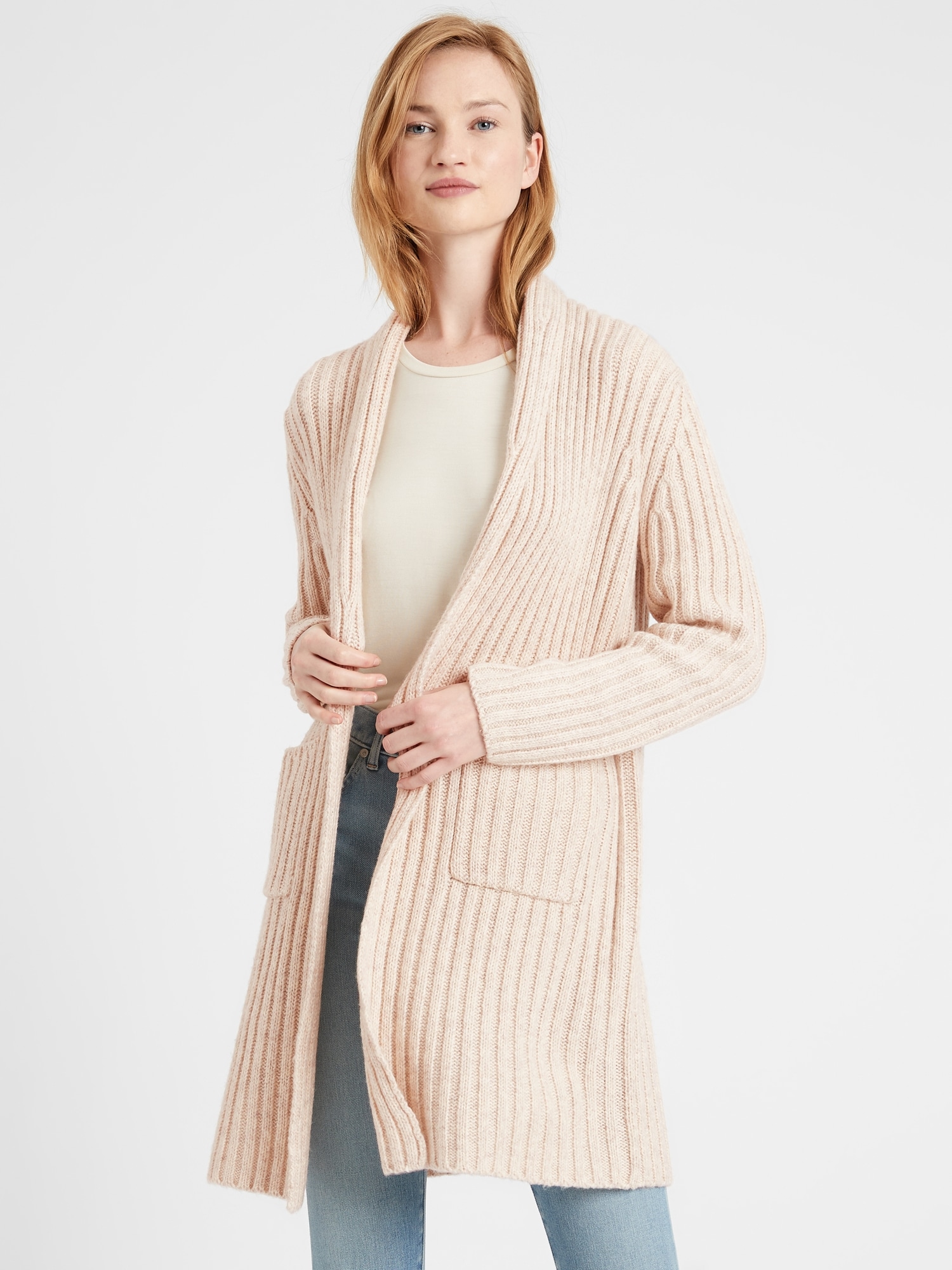 Petite Shawl-Collar Coatigan | Banana Republic