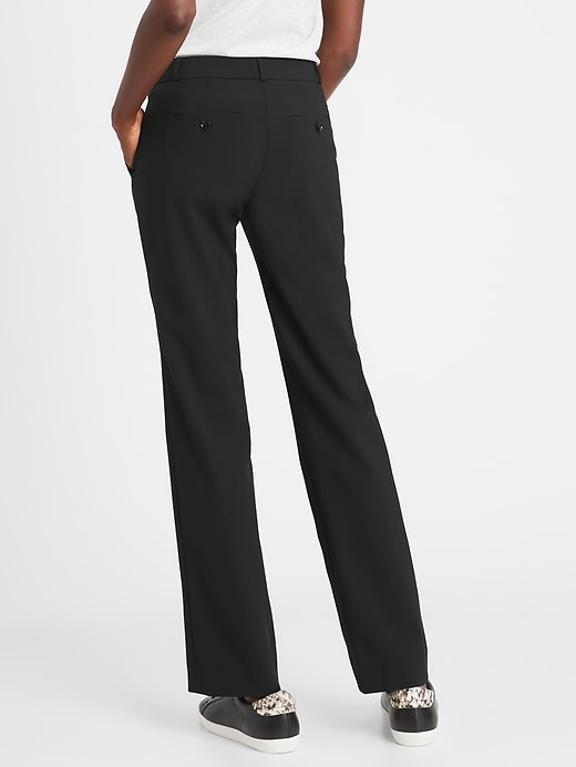 Image number 2 showing, Petite Logan Trouser-Fit Washable Wool-Blend Pant