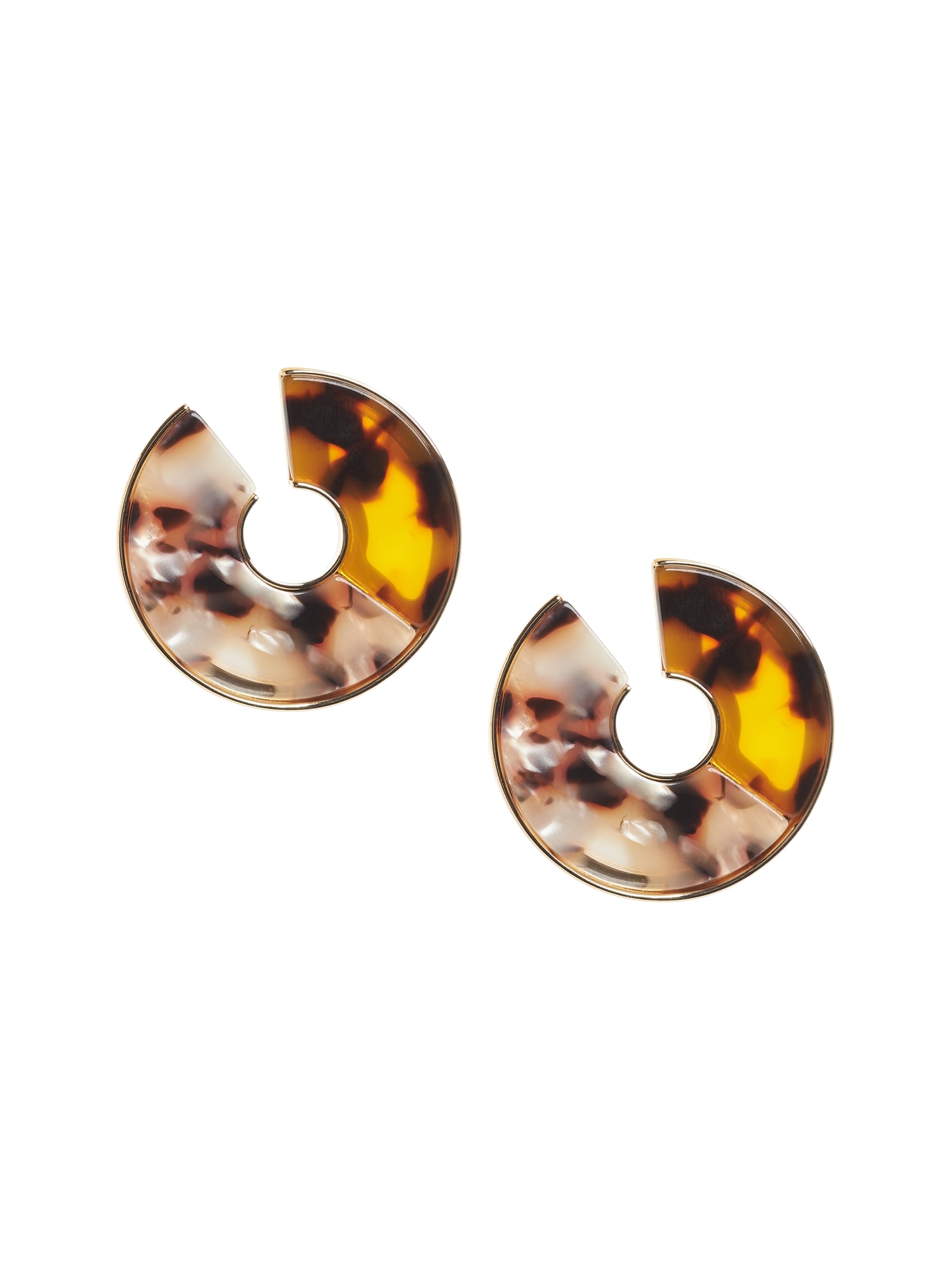 Resin Swirl Earrings