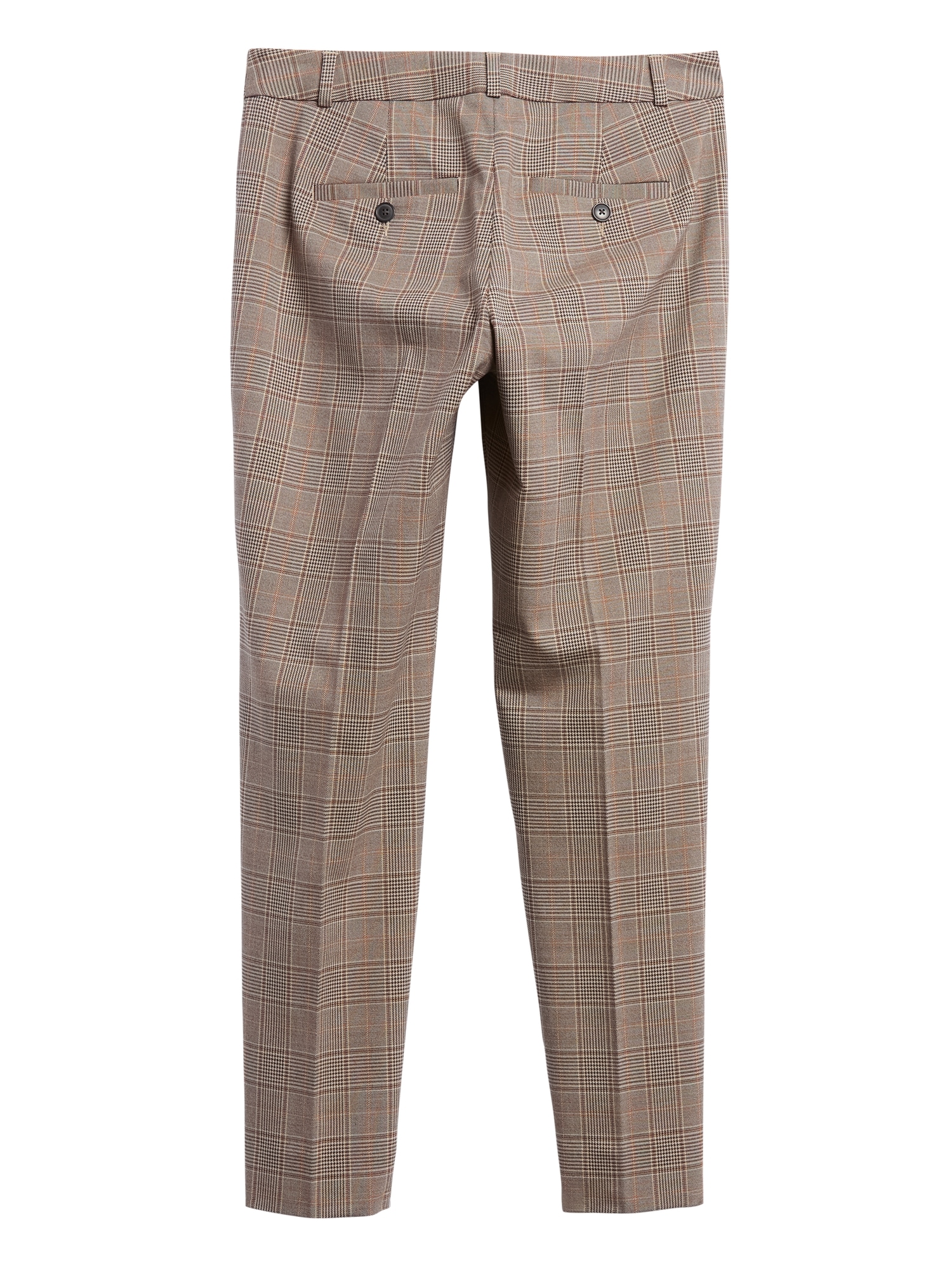 Petite Avery Straight-Fit Cotton-Wool Blend Pants