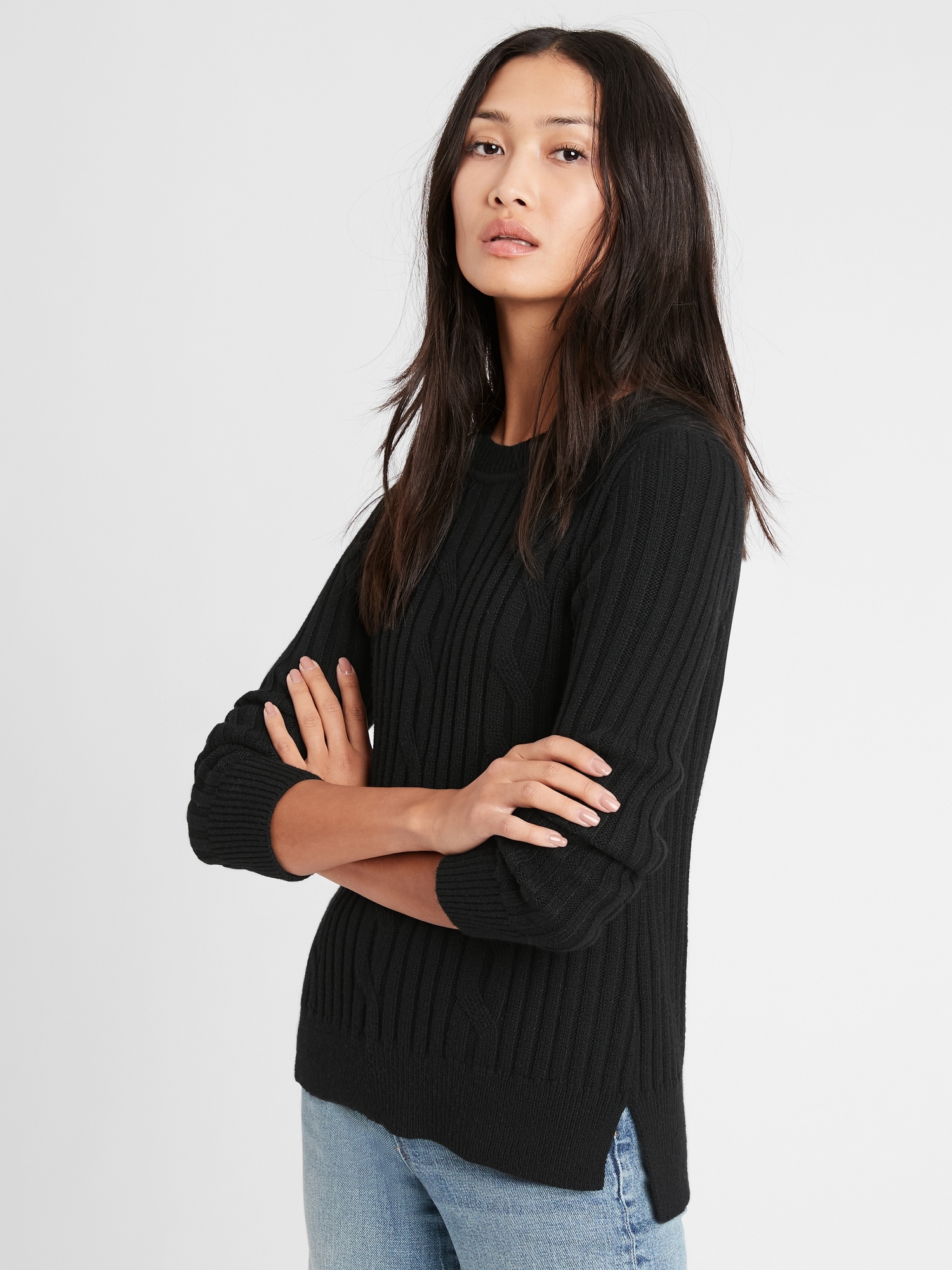 Cable knit 2024 sweater banana republic