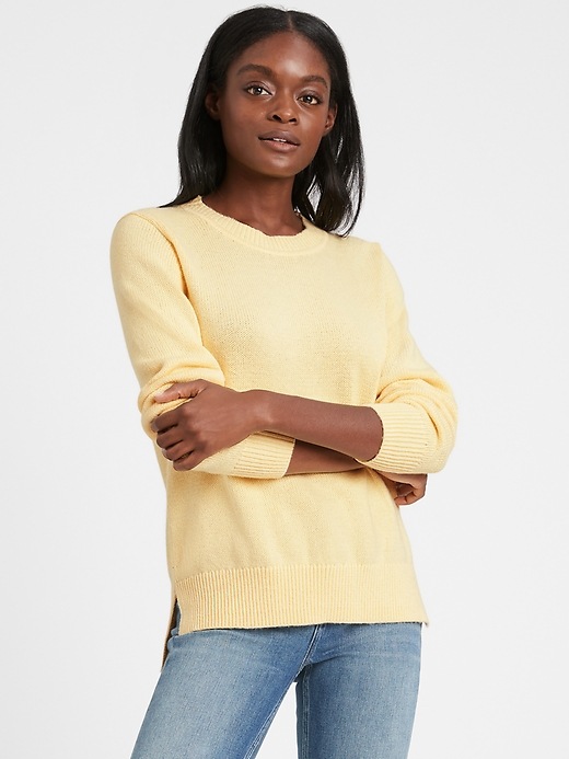 Chunky Crew-Neck Sweater | Banana Republic