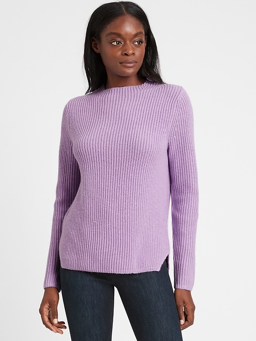 ribbed sweater