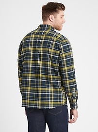 banana republic luxe flannel slim fit