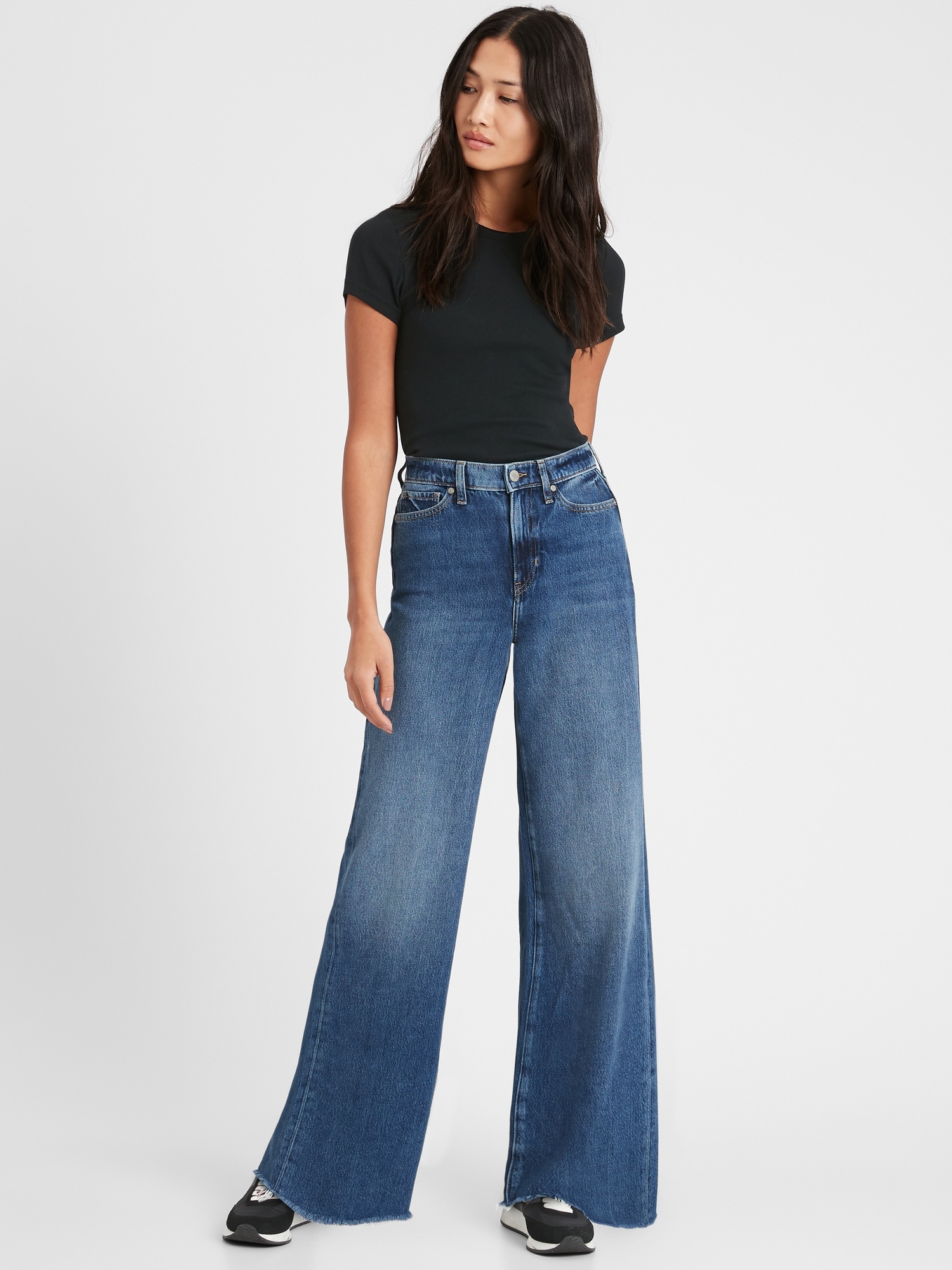 remy high rise straight fit in renewable