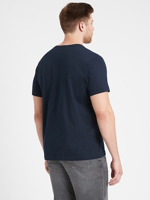 Image number 4 showing, Authentic SUPIMA® V-Neck T-Shirt