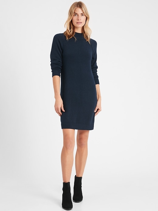 Download Mock-Neck Sweater Dress | Banana Republic