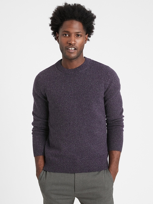 Banana Republic - Italian Wool-Blend Crew-Neck Sweater