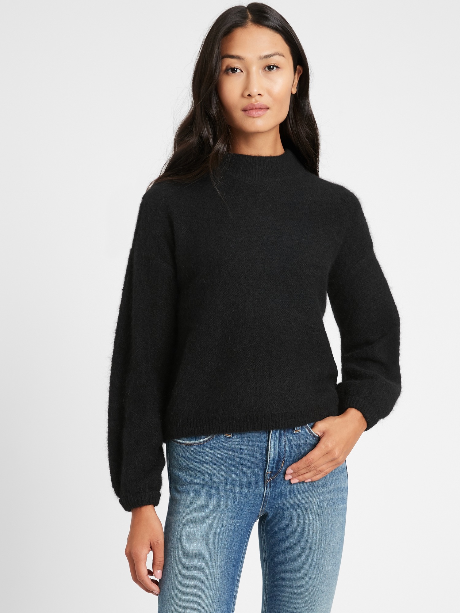 Banana republic balloon online sleeve sweatshirt