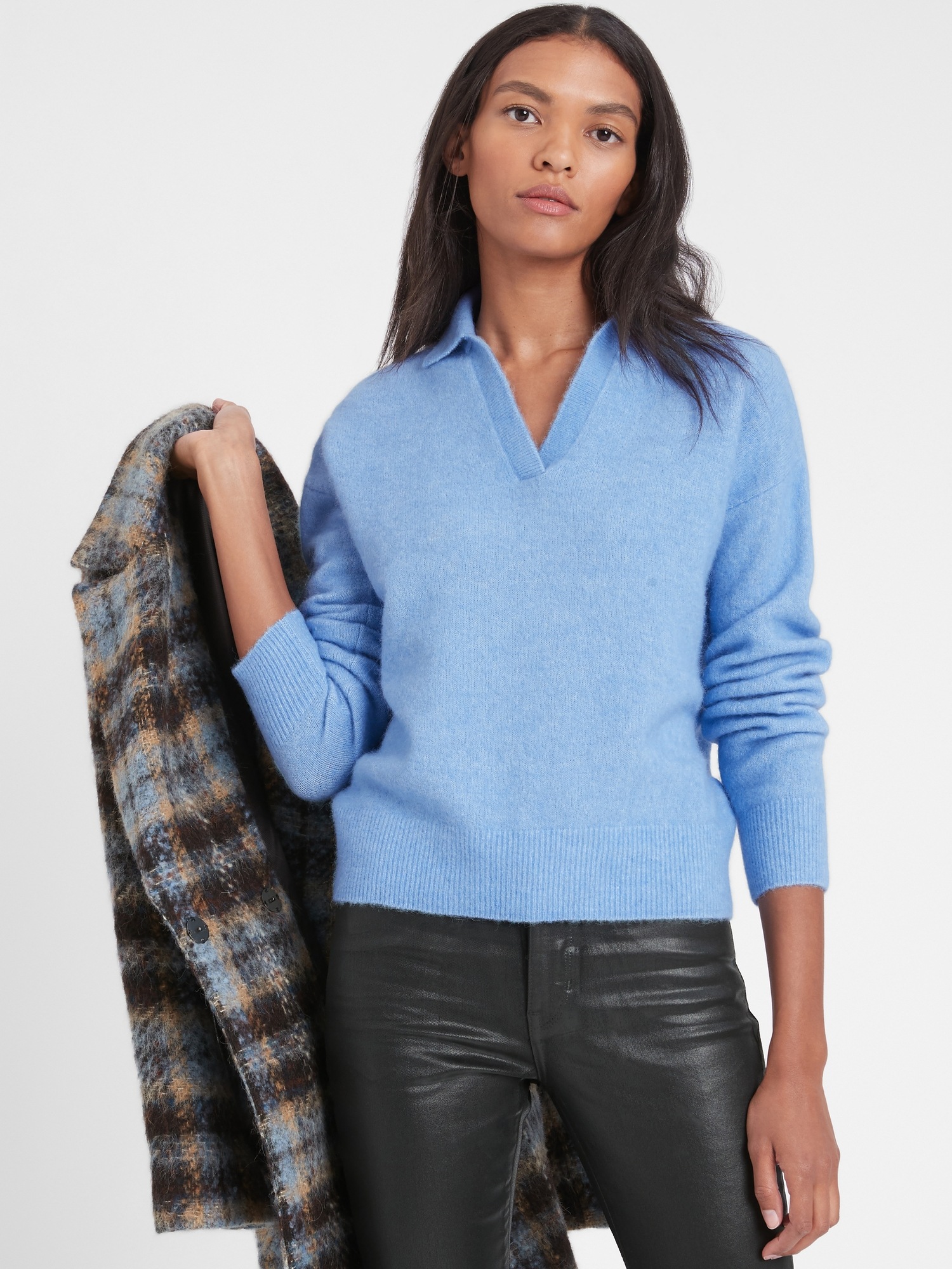 banana republic sweater polo
