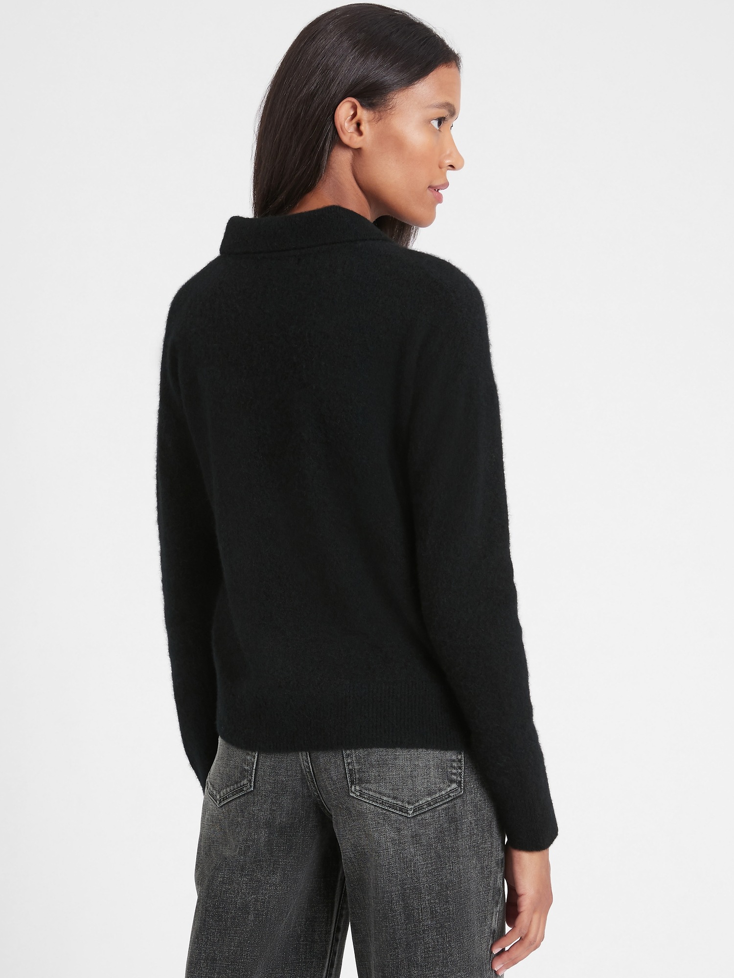 banana republic sweater polo