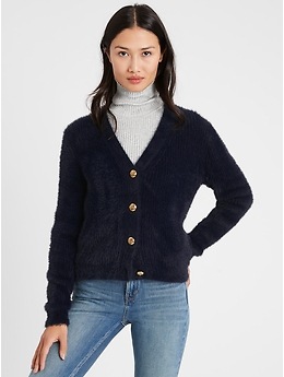 gap slouchy cropped cardigan