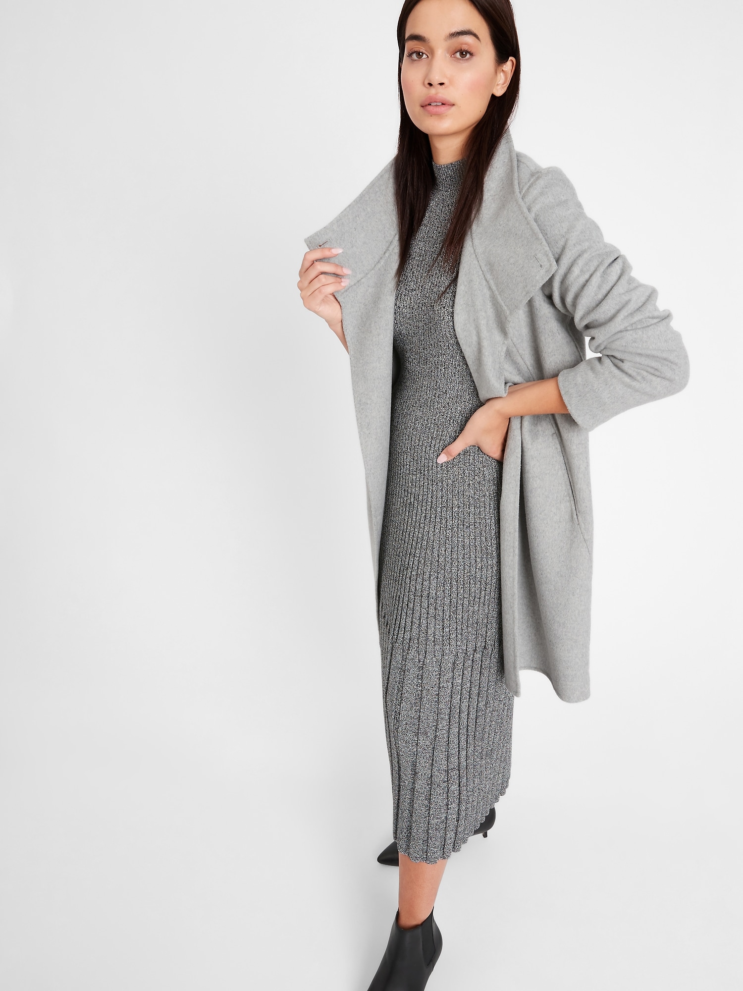 Download Mock-Neck Sweater Dress | Banana Republic