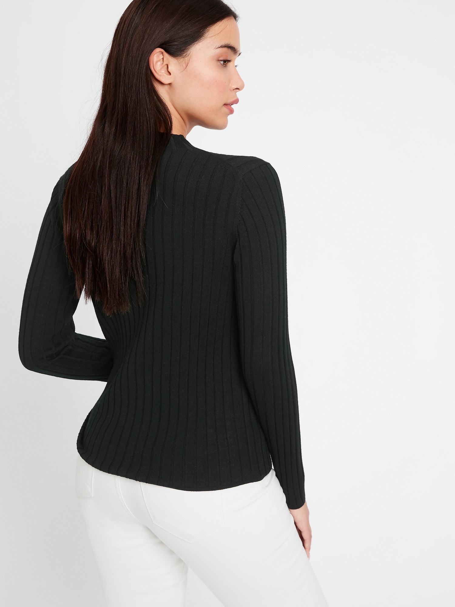 ribbed merino sweater