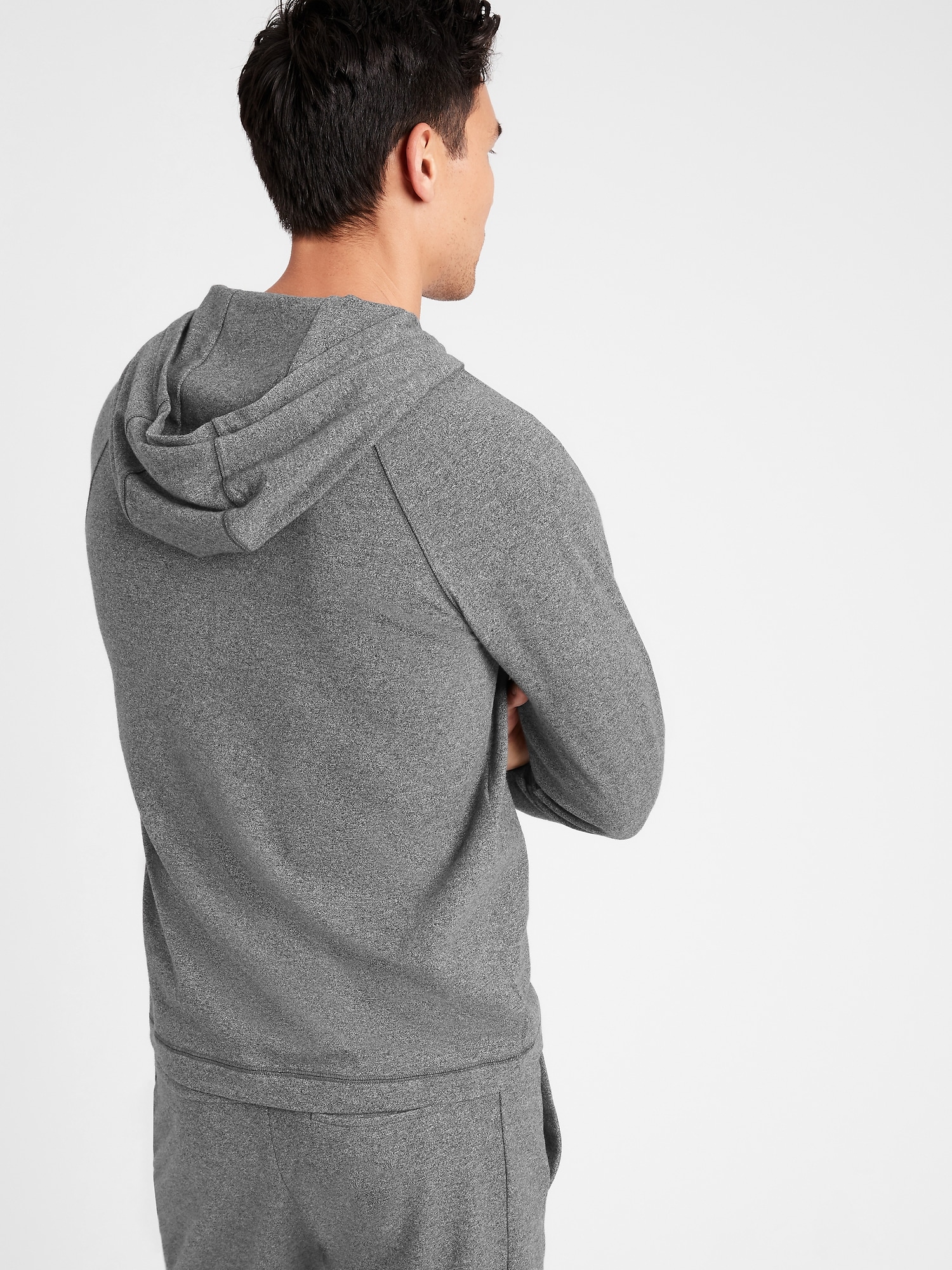 cozy henley sweatshirt