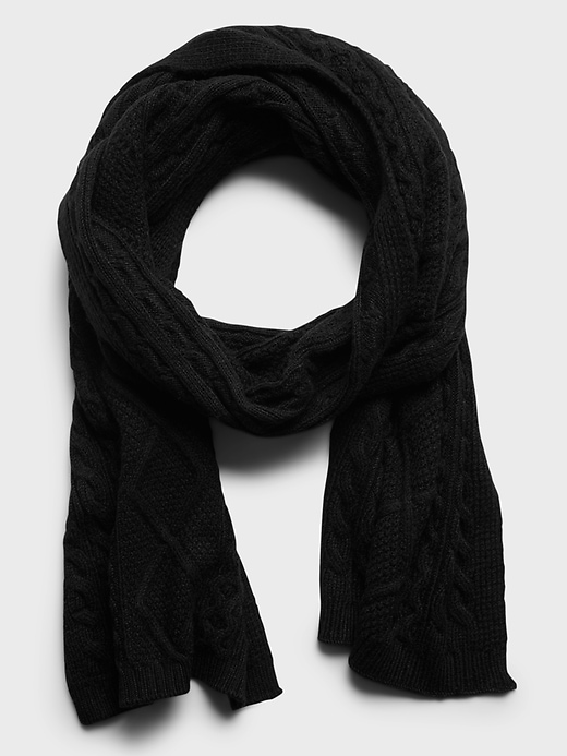 CableKnit Scarf Banana Republic