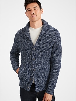 gap shawl collar cardigan