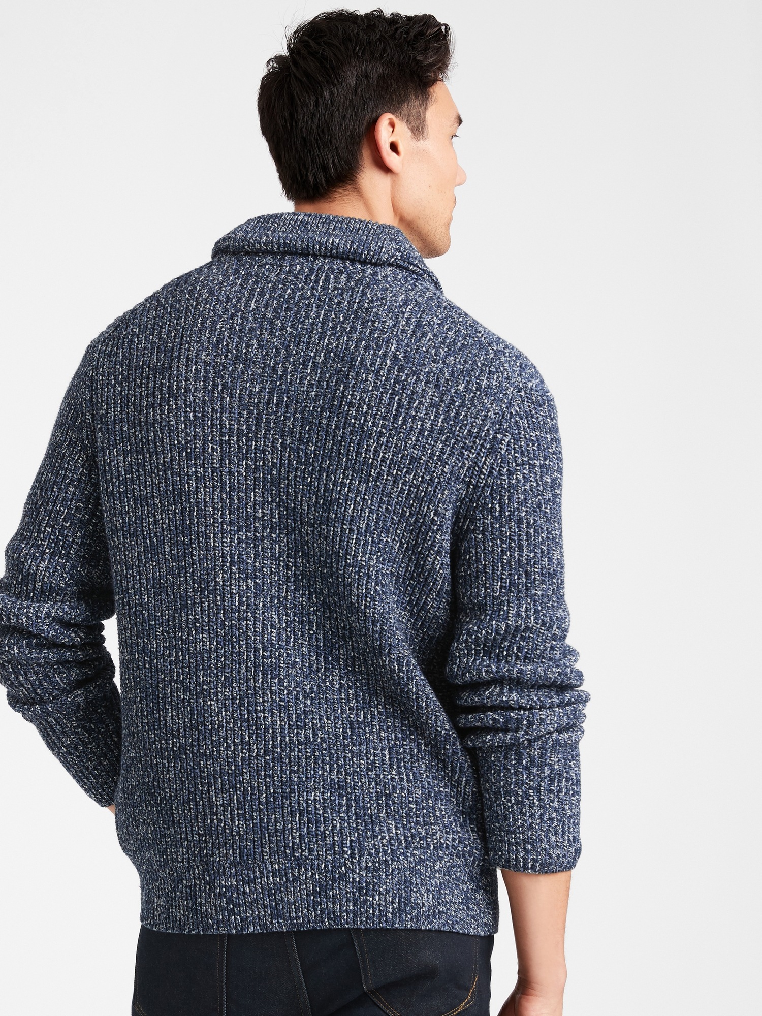 banana republic shawl collar sweater