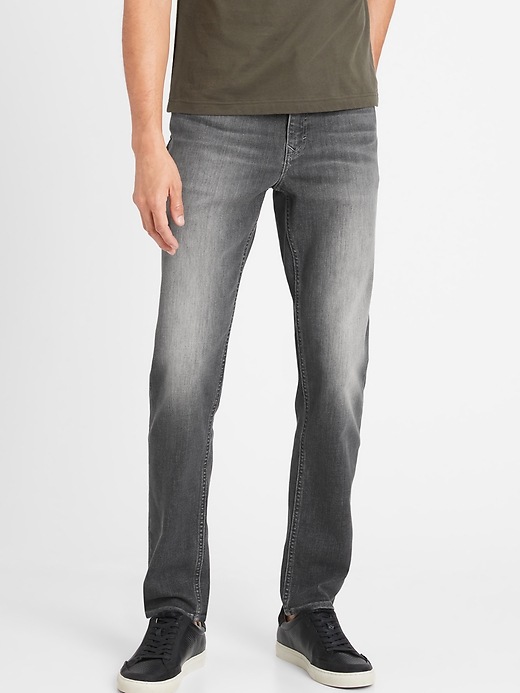 Image number 2 showing, Tapered Rapid Movement Denim Jean with COOLMAX® Technology