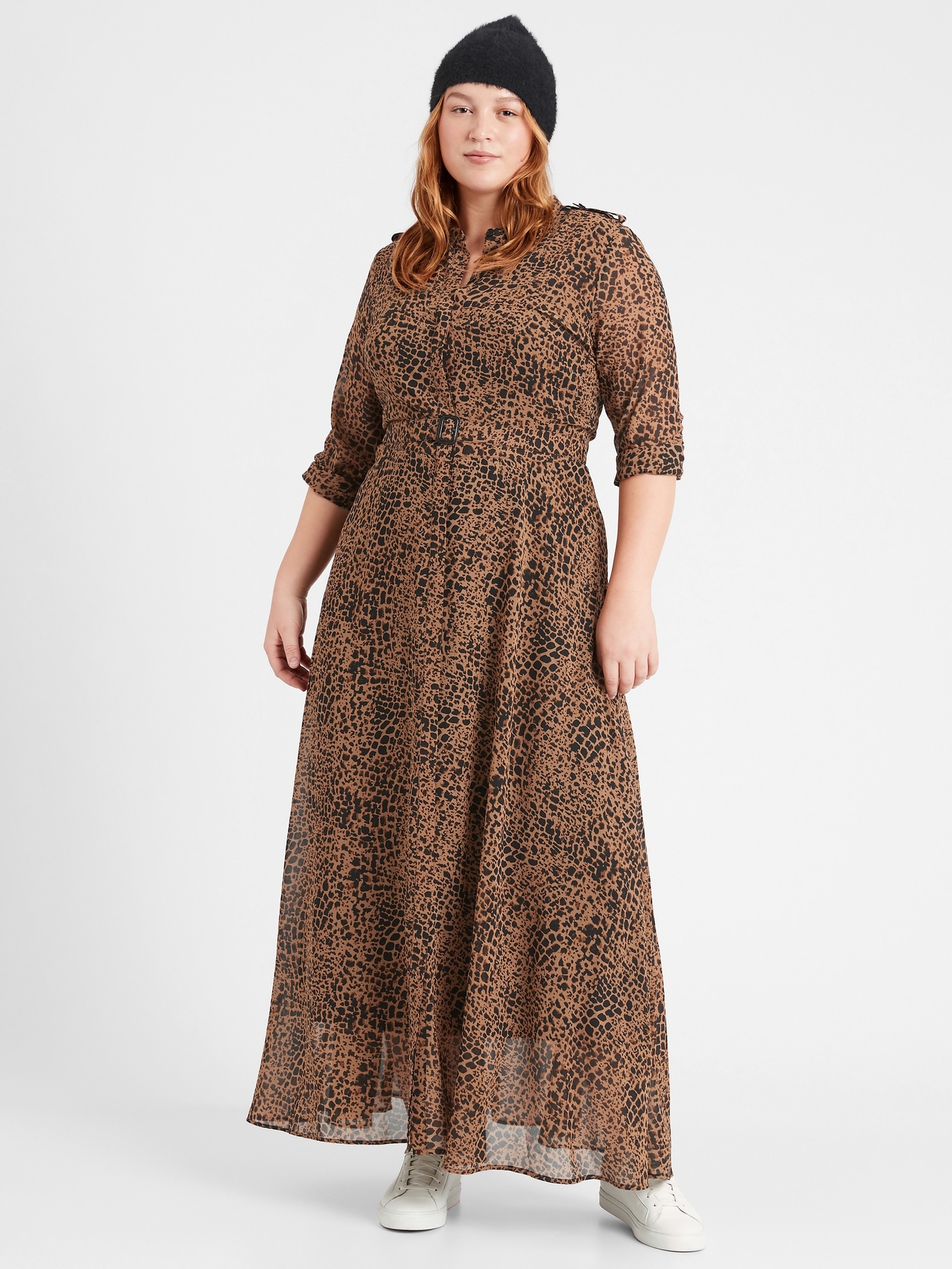 maxi shirtdress