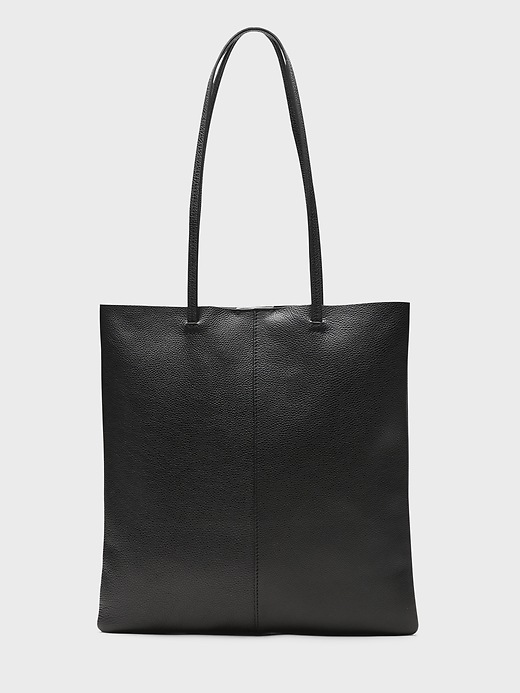 Banana Republic Leather Effortless Tote. 1