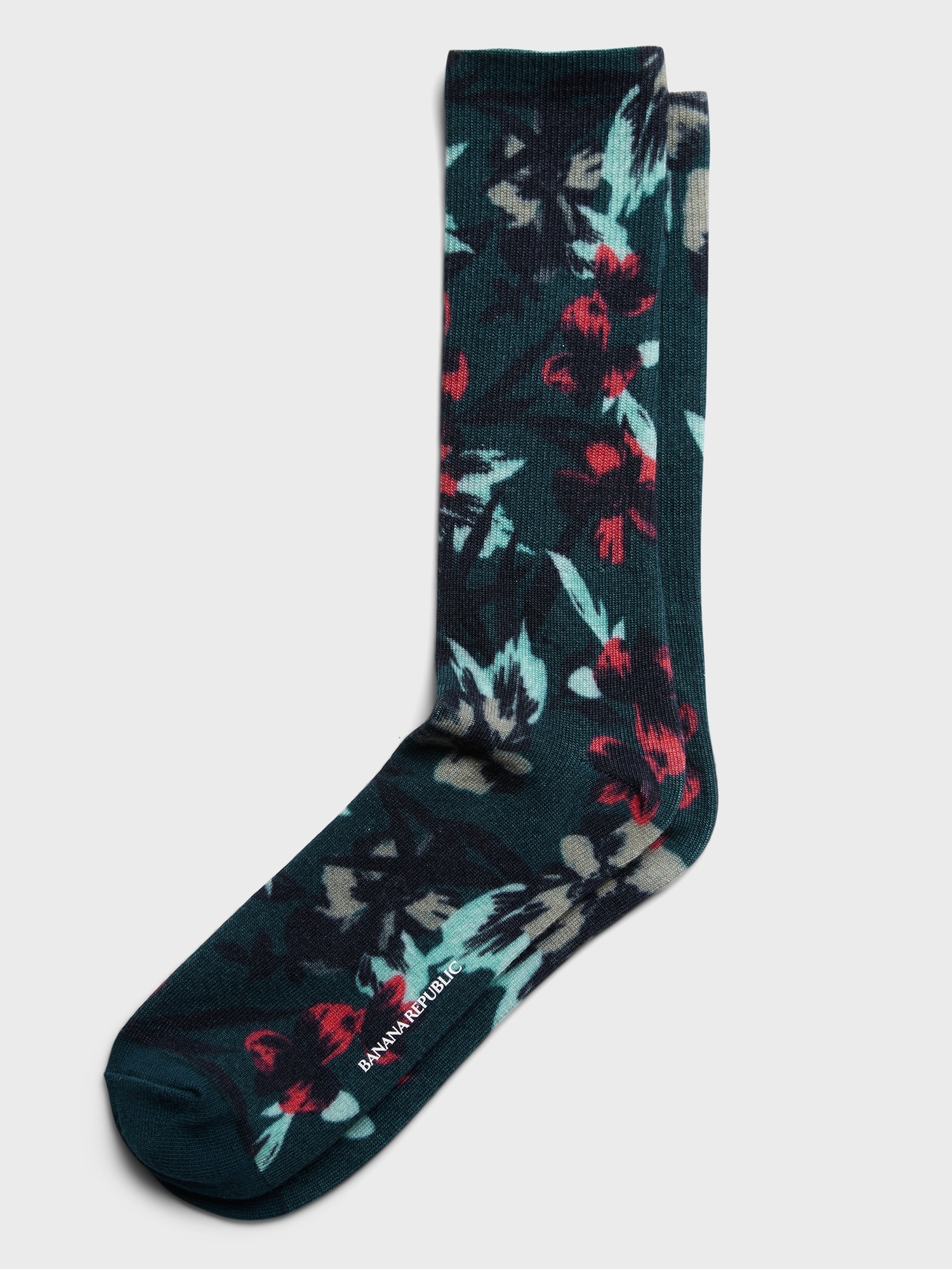 Oversized Floral Sock
