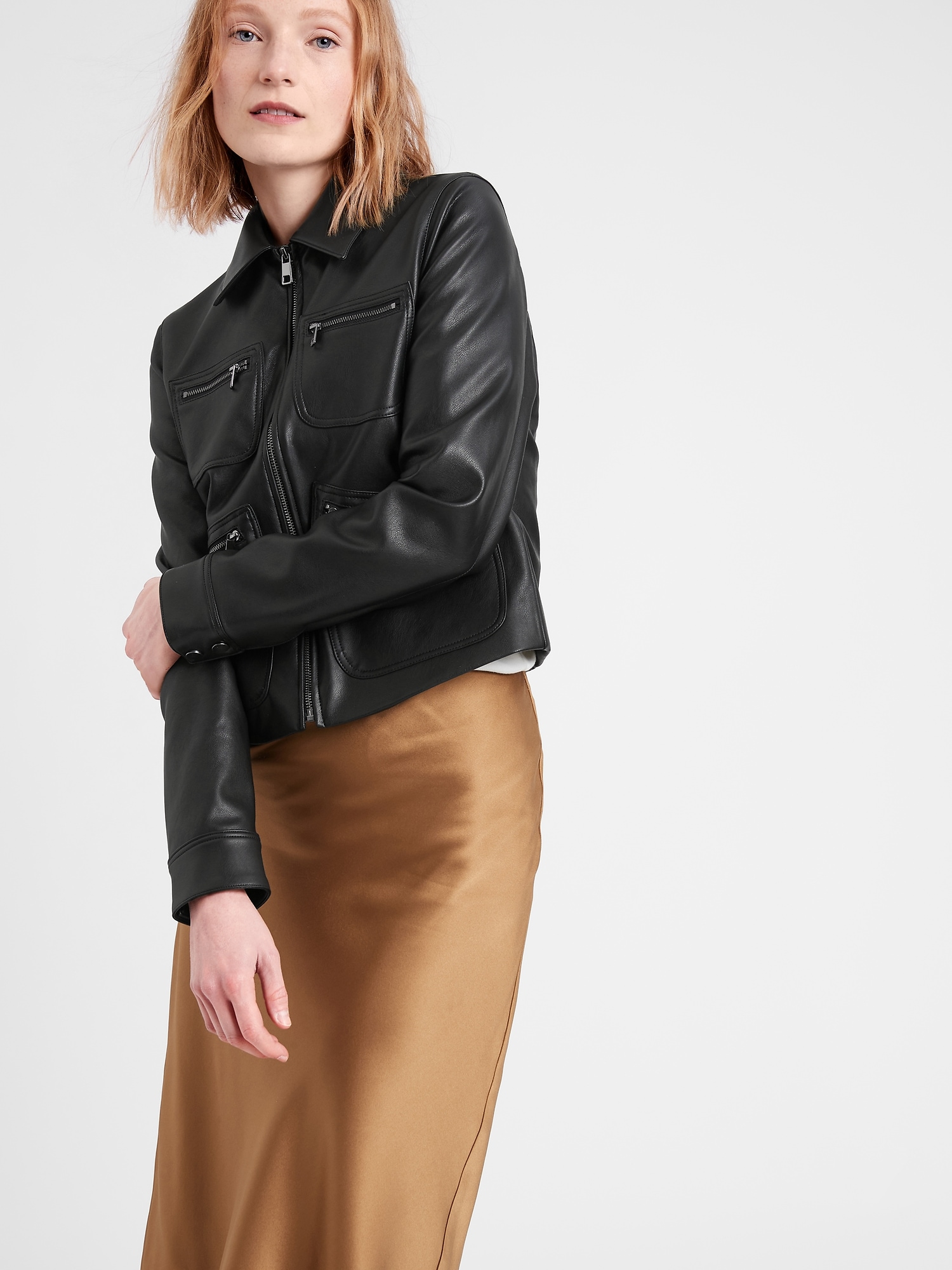 Banana Republic Quilted Faux Leather Mini, $89