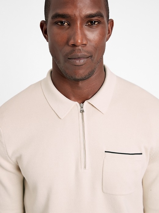 Image number 1 showing, SUPIMA® Sweater Polo