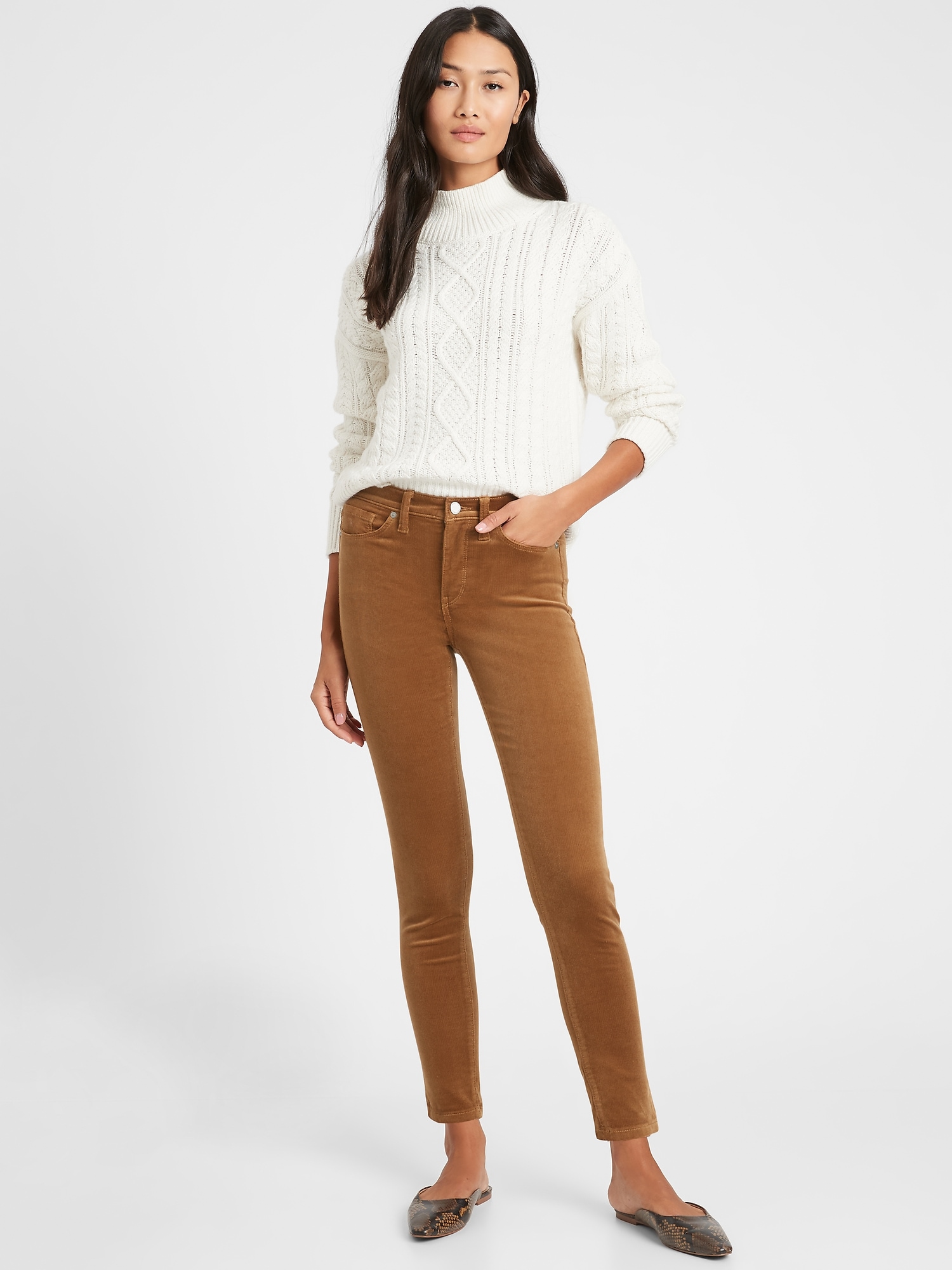 stretch corduroy pants