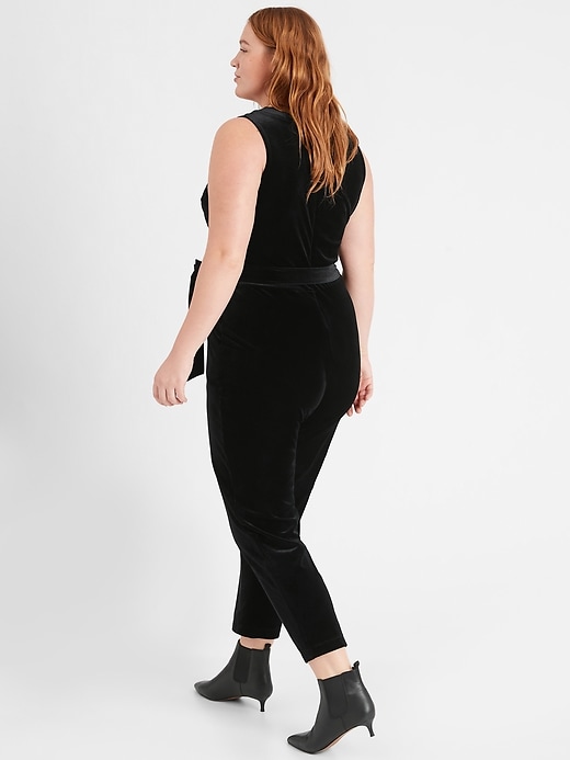 banana republic black jumpsuit