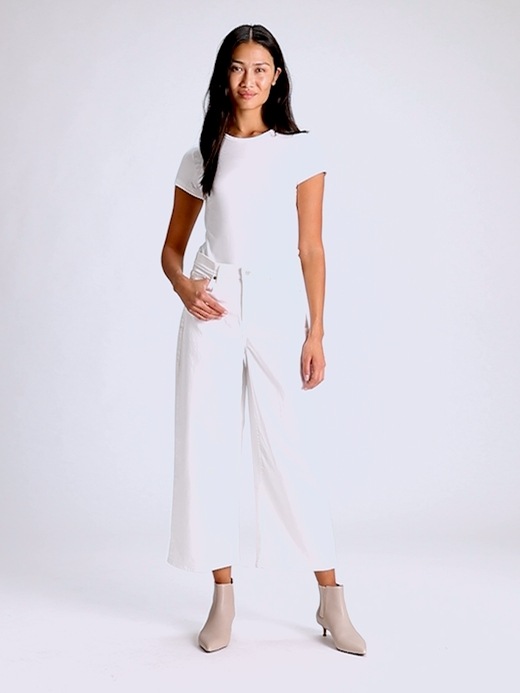 banana republic wide leg crop