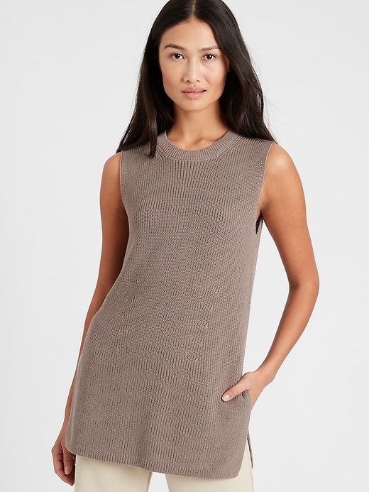 banana republic sleeveless sweater