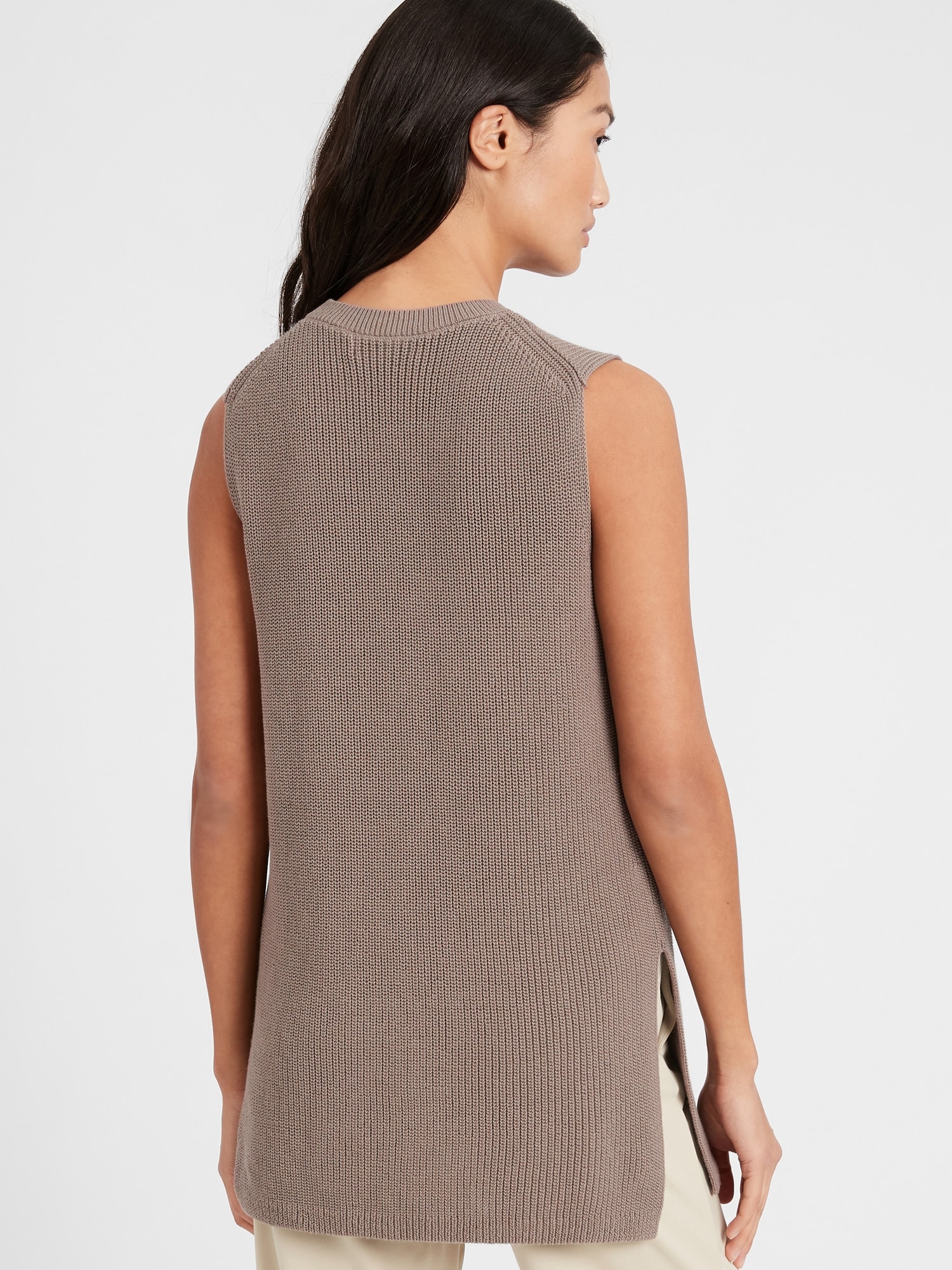 Organic Cotton Sweater Vest