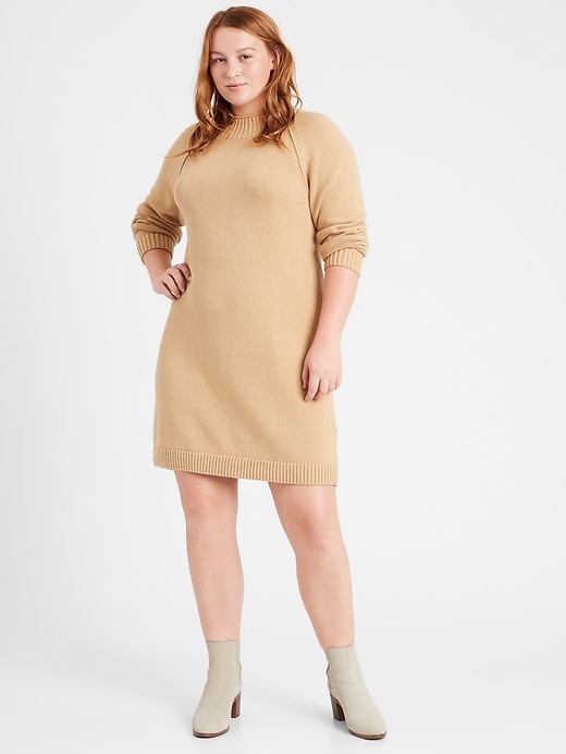 Banana Republic Mock-Neck Sweater Dress. 1 Banana Republic Mock-Neck Sweater Dress. 1
