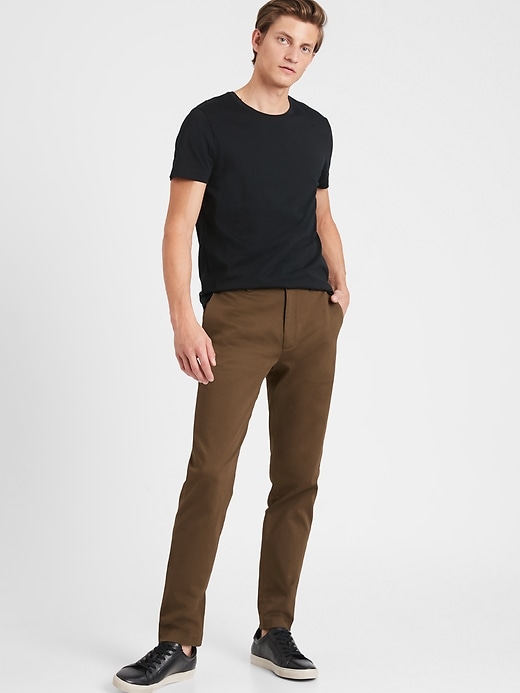 slim organic traveler chino