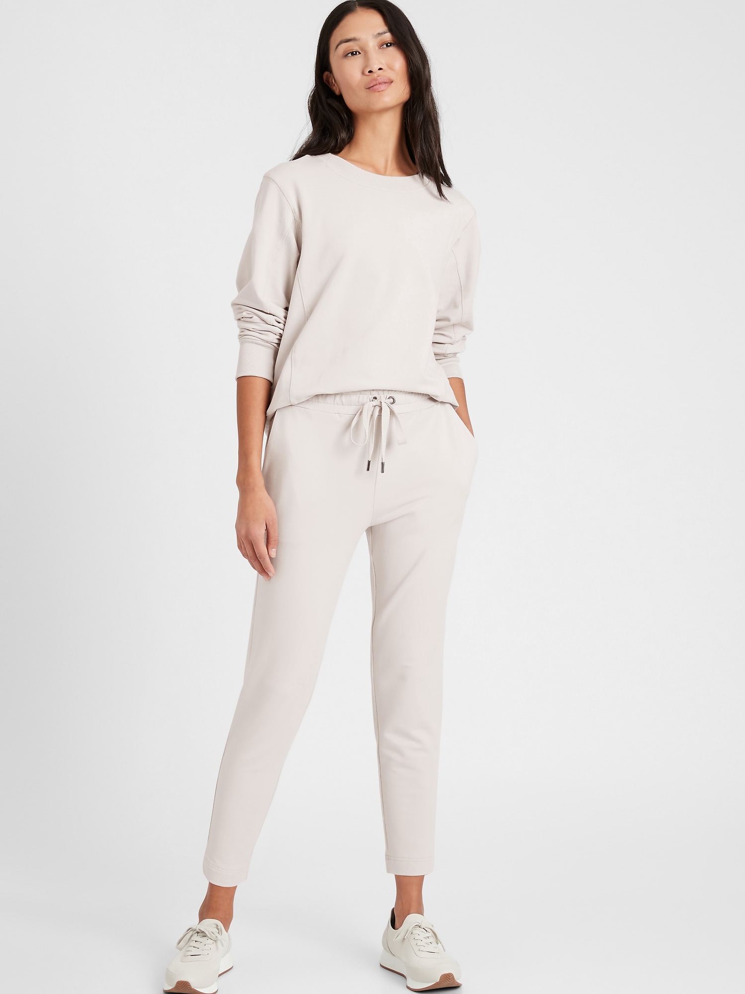 Banana republic french online terry jogger