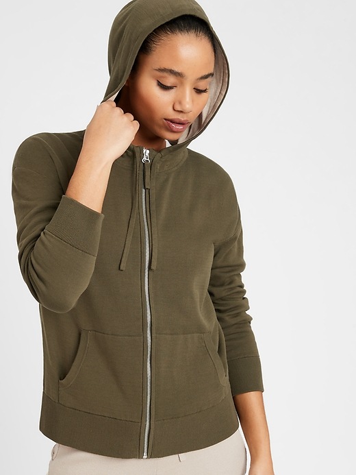 Banana republic zip up hoodie best sale