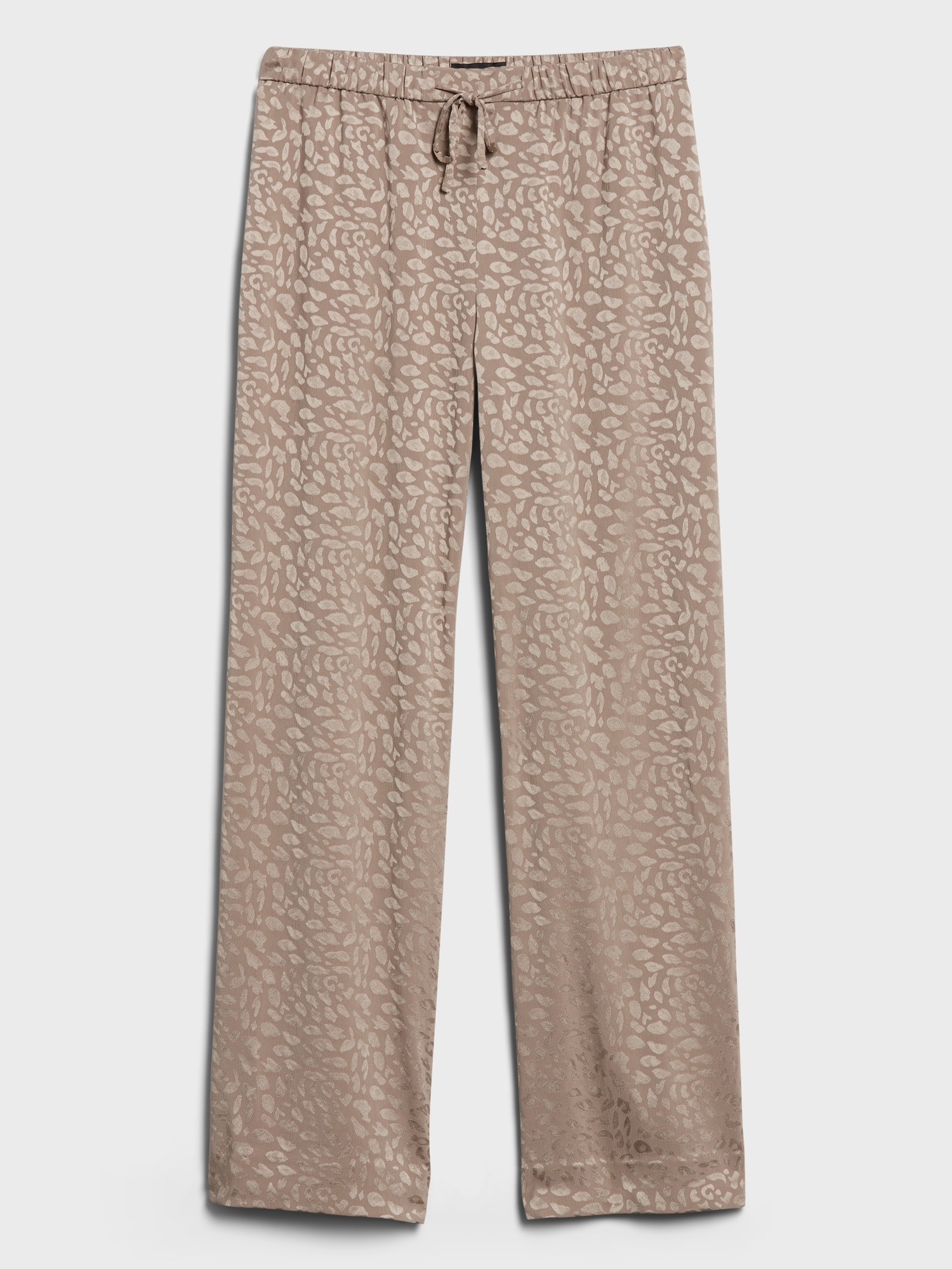 WideLeg Satin PullOn Pant Banana Republic