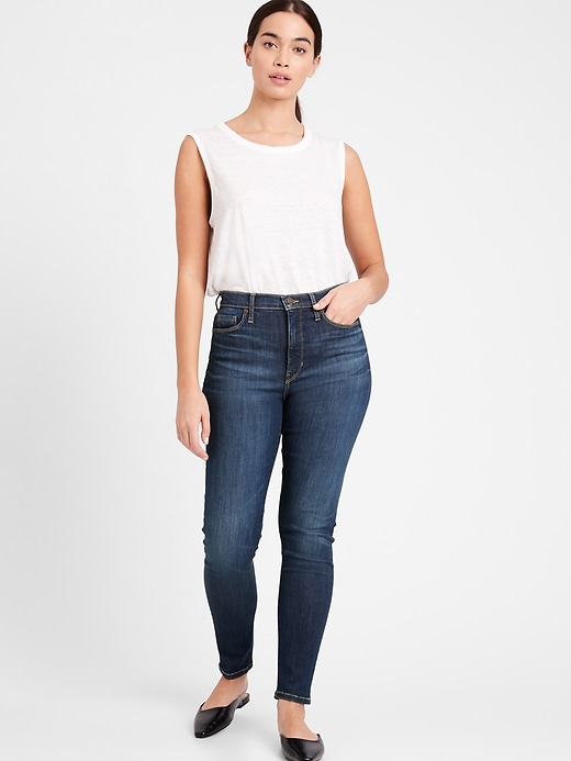 Banana Republic Curvy High-Rise Skinny Soft Sculpt Jean - 667668002