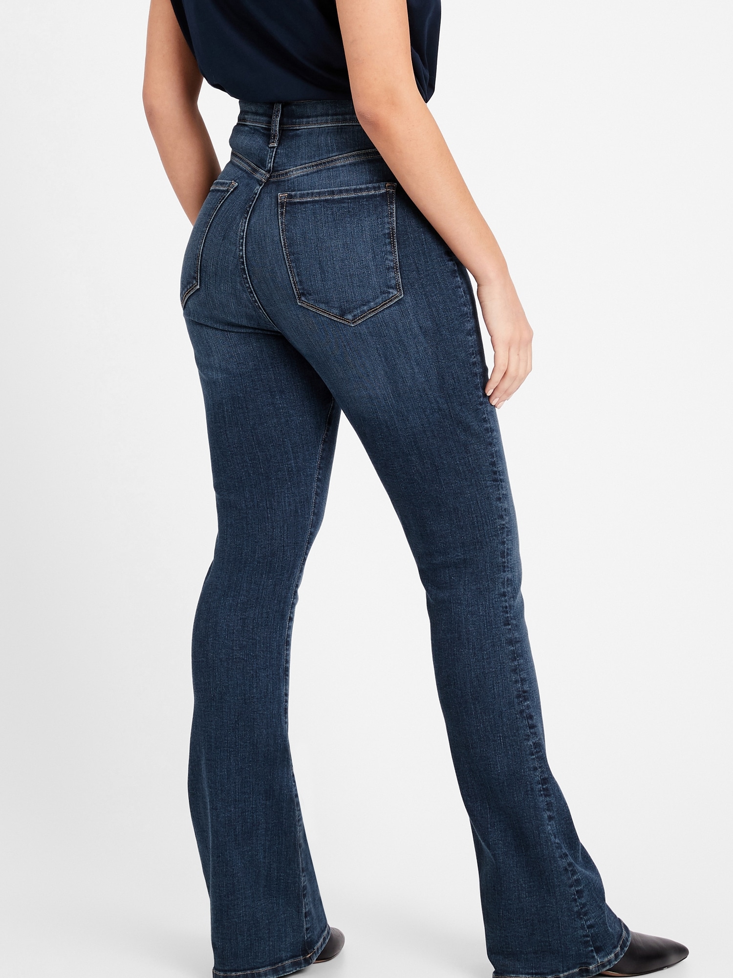 curvy flare jeans