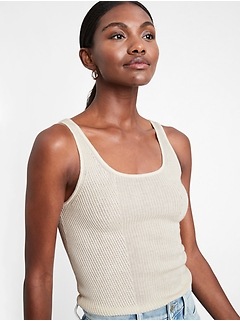 banana republic ribbed sweater tank