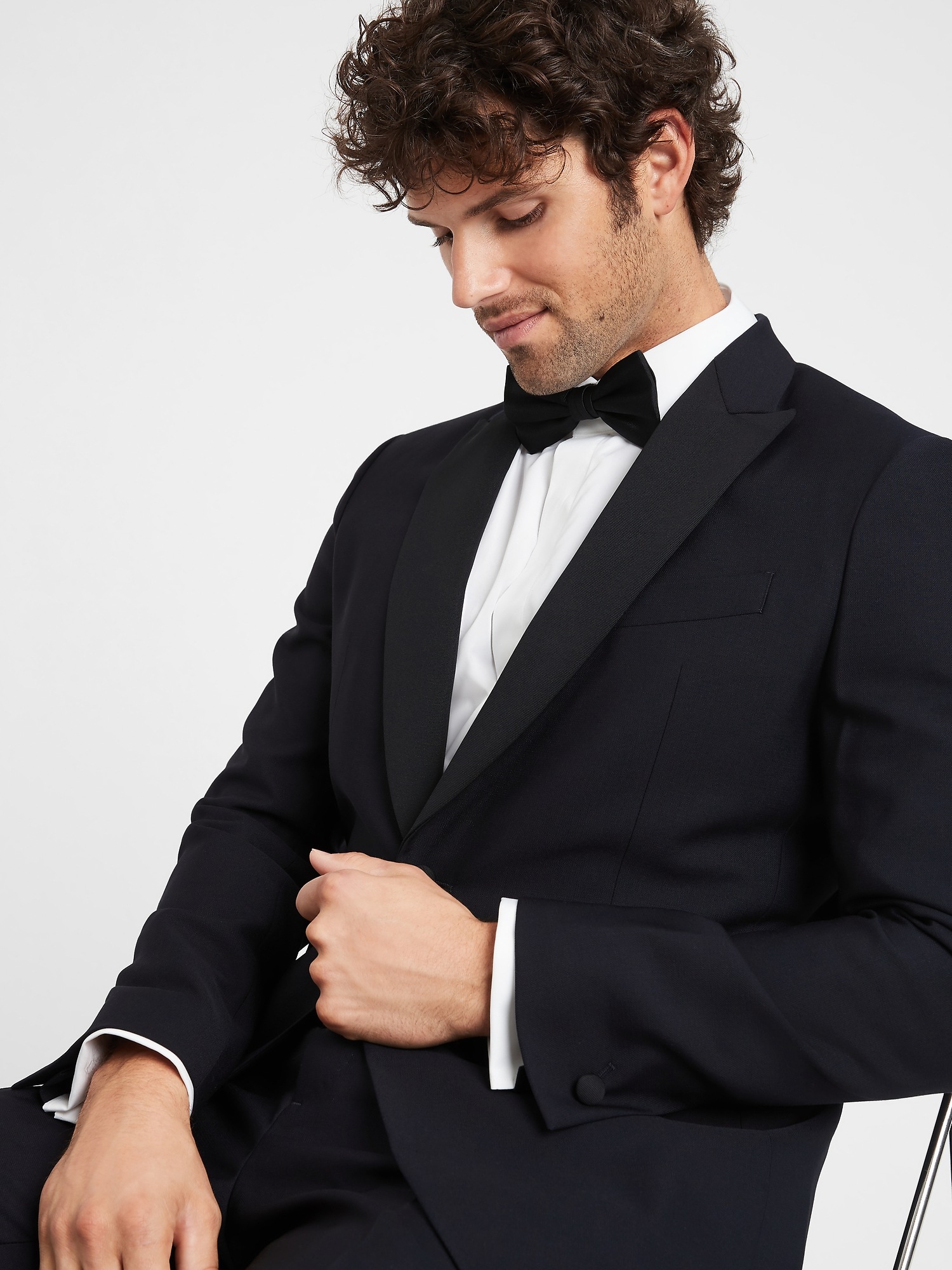 banana republic tuxedo shirt