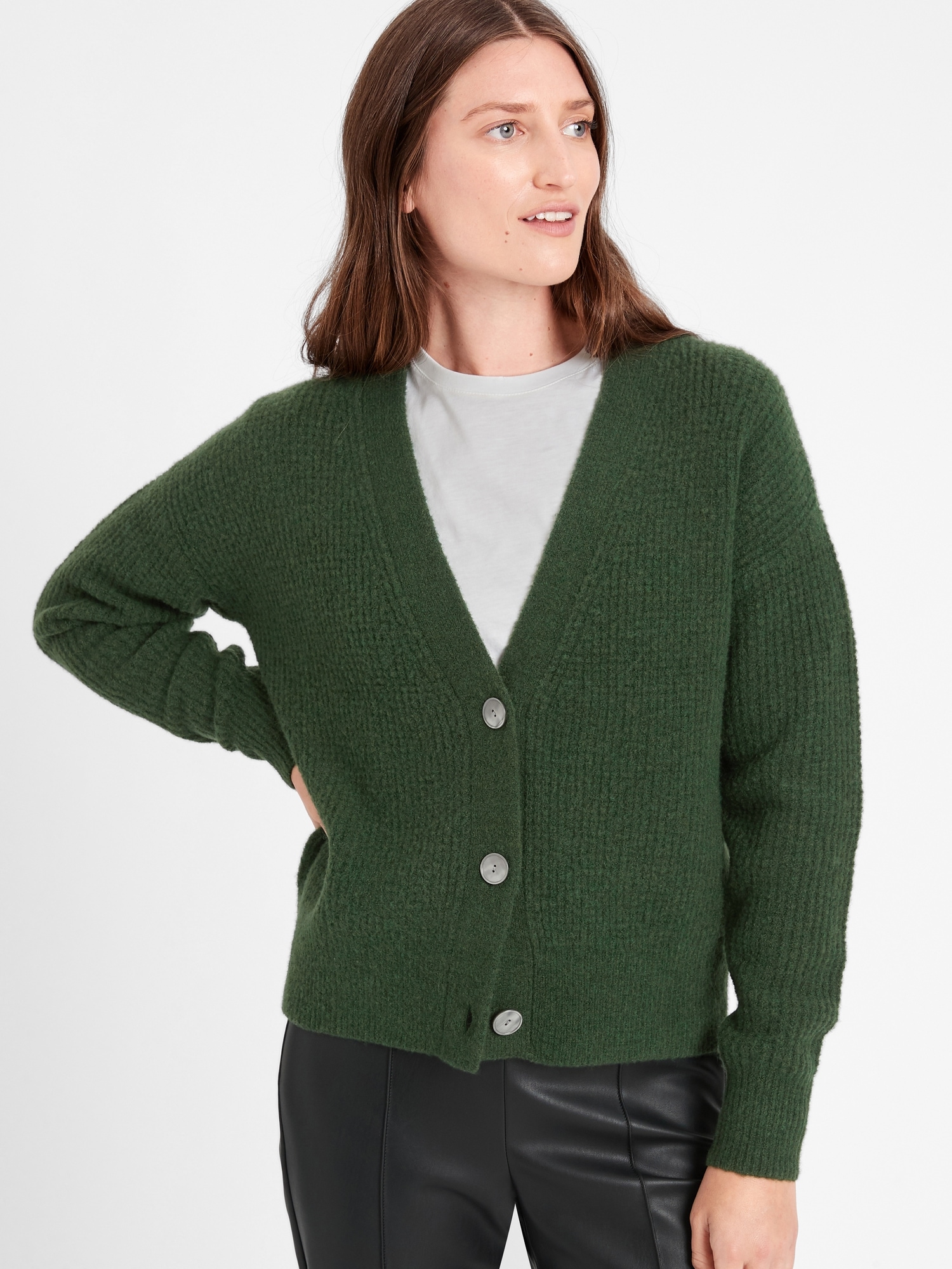 banana republic cardigan petite