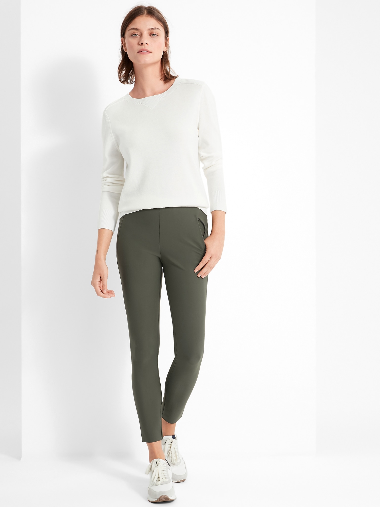 petite skinny black trousers