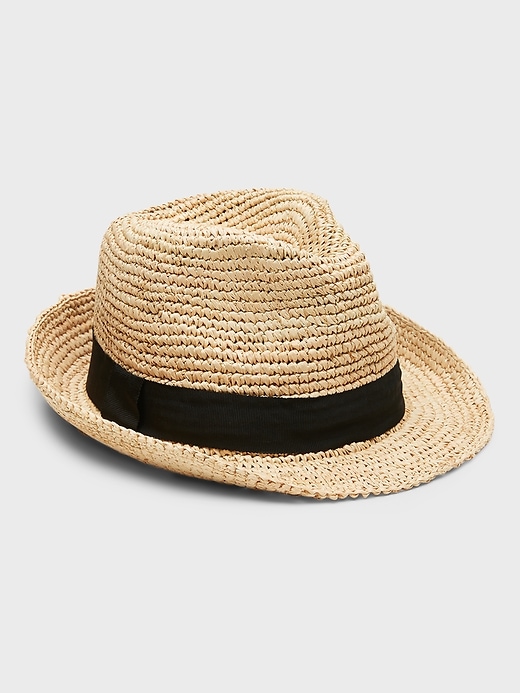 Banana Republic Packable Raffia Fedora. 1