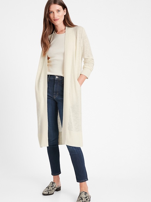 banana republic long sweater