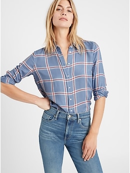 CREAM PLAID SHIRT – Blue Banana Brand