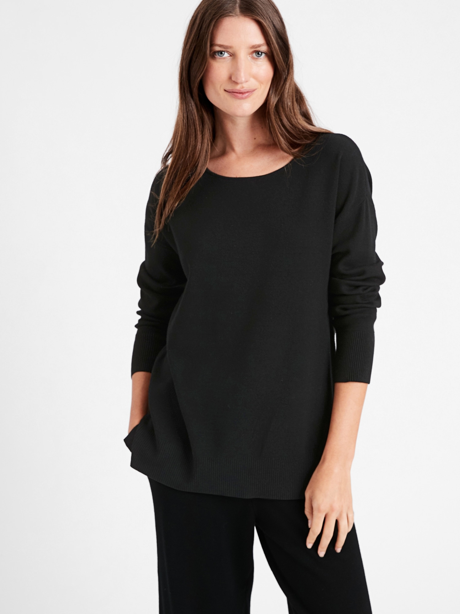 Petite Relaxed Sweater Tunic