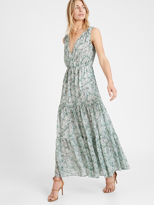 Banana Republic Petite Floral Maxi Dress. 1